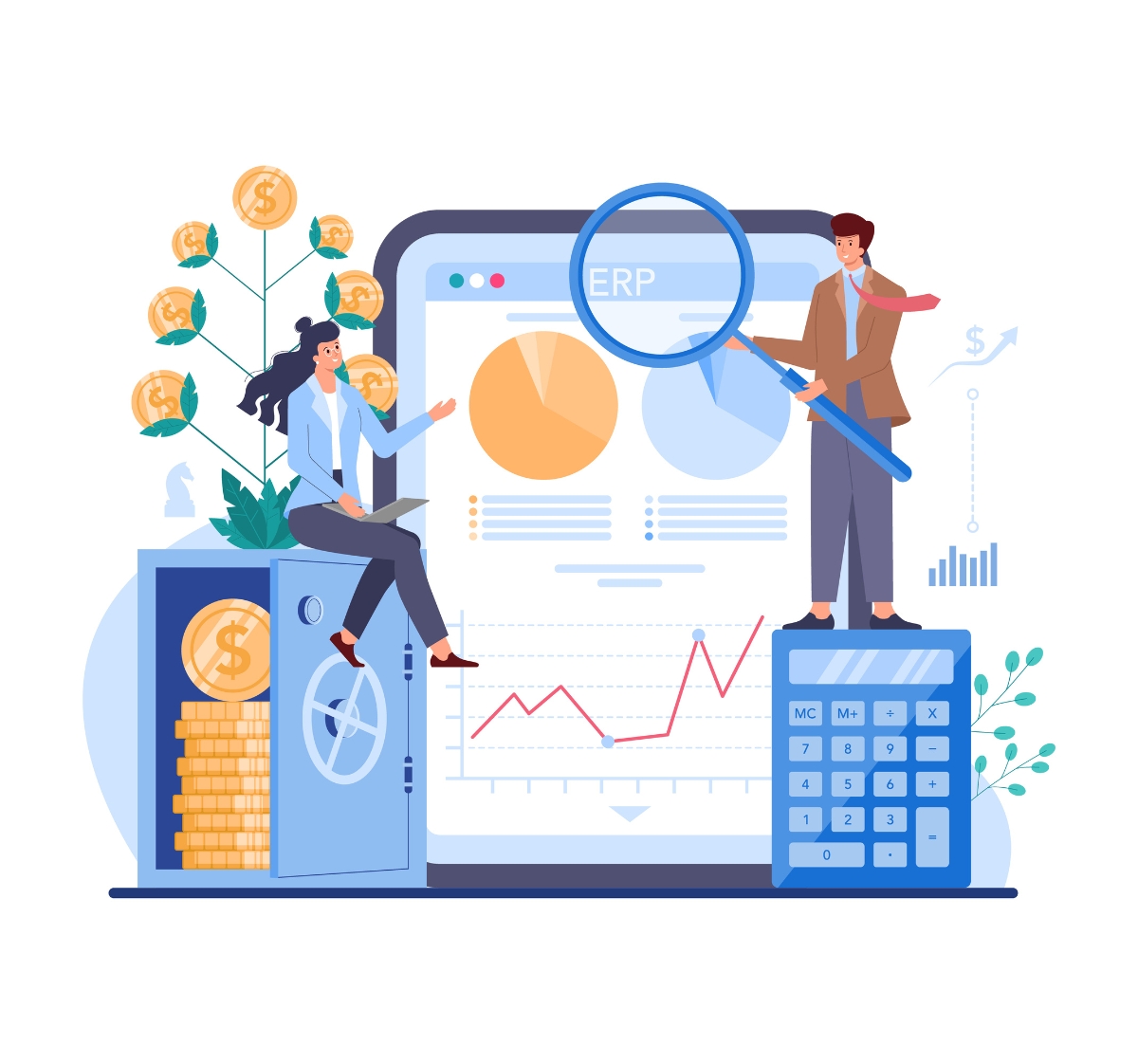 Third-party application integration with ERPNext for service businesses