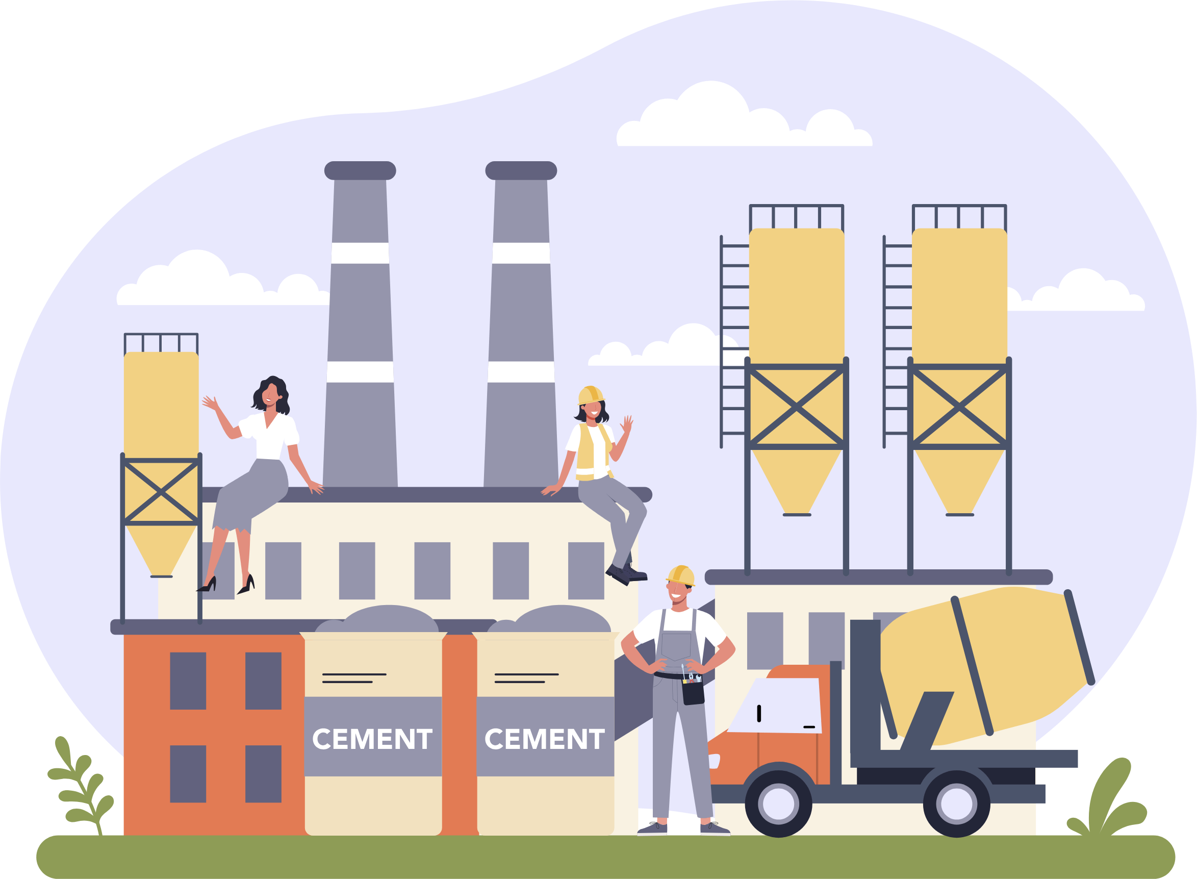 SigzenCEMENT ERP solution for the cement industry, streamlining logistics and sales processes