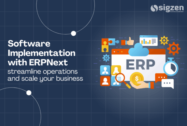 ERP software implementation process using ERPNext for business automation and growth in 2026