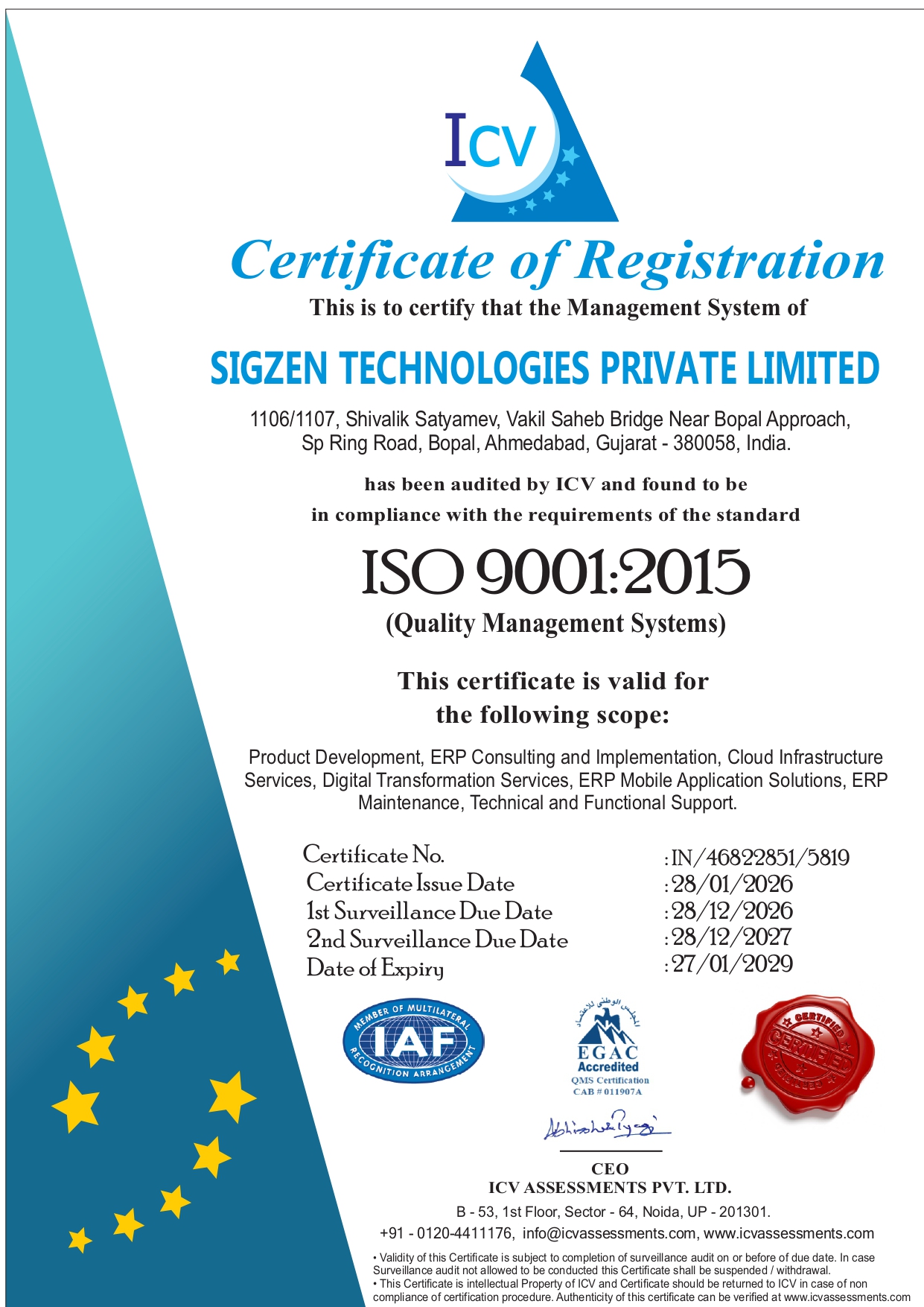 ISO-9001-2015 Certification